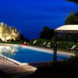 Outdoor Wedding Villa Italy. the-pool-at-night-time